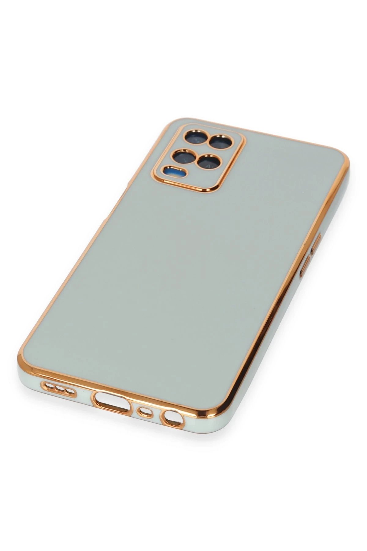 Newface Oppo A54 4G Kılıf Volet Silikon - Açık Yeşil