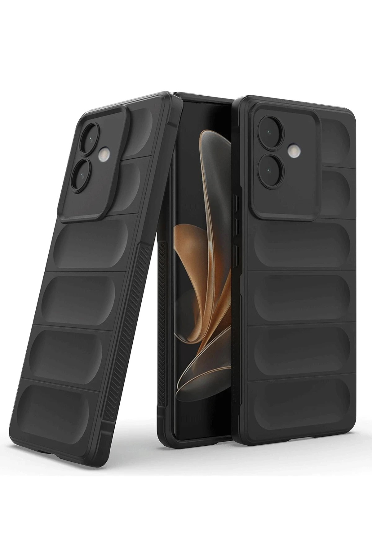 Newface Oppo A3 Kılıf Optimum Silikon - Siyah