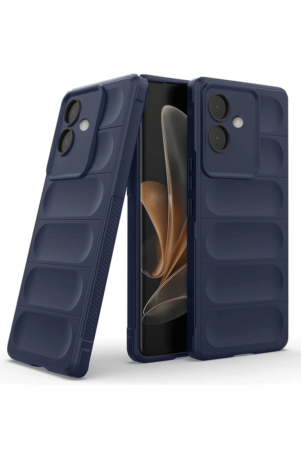 Newface Oppo A3 Kılıf Optimum Silikon - Lacivert