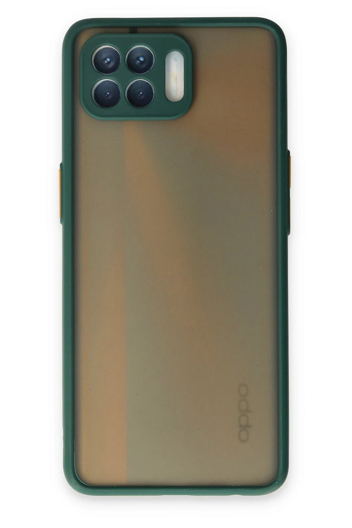 Newface Oppo Reno 4 Lite Kılıf Montreal Silikon Kapak - Yeşil