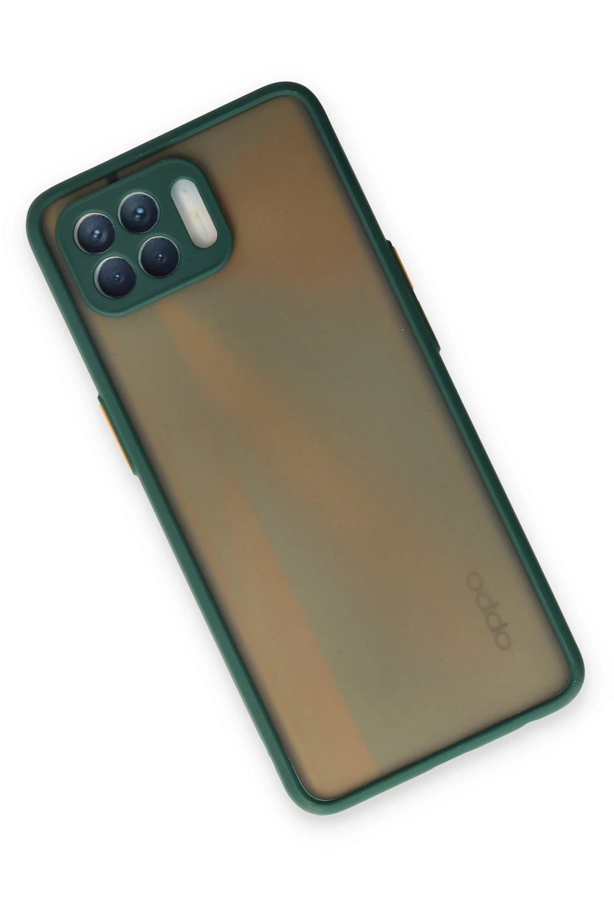 Newface Oppo Reno 4 Lite Kılıf Montreal Silikon Kapak - Yeşil