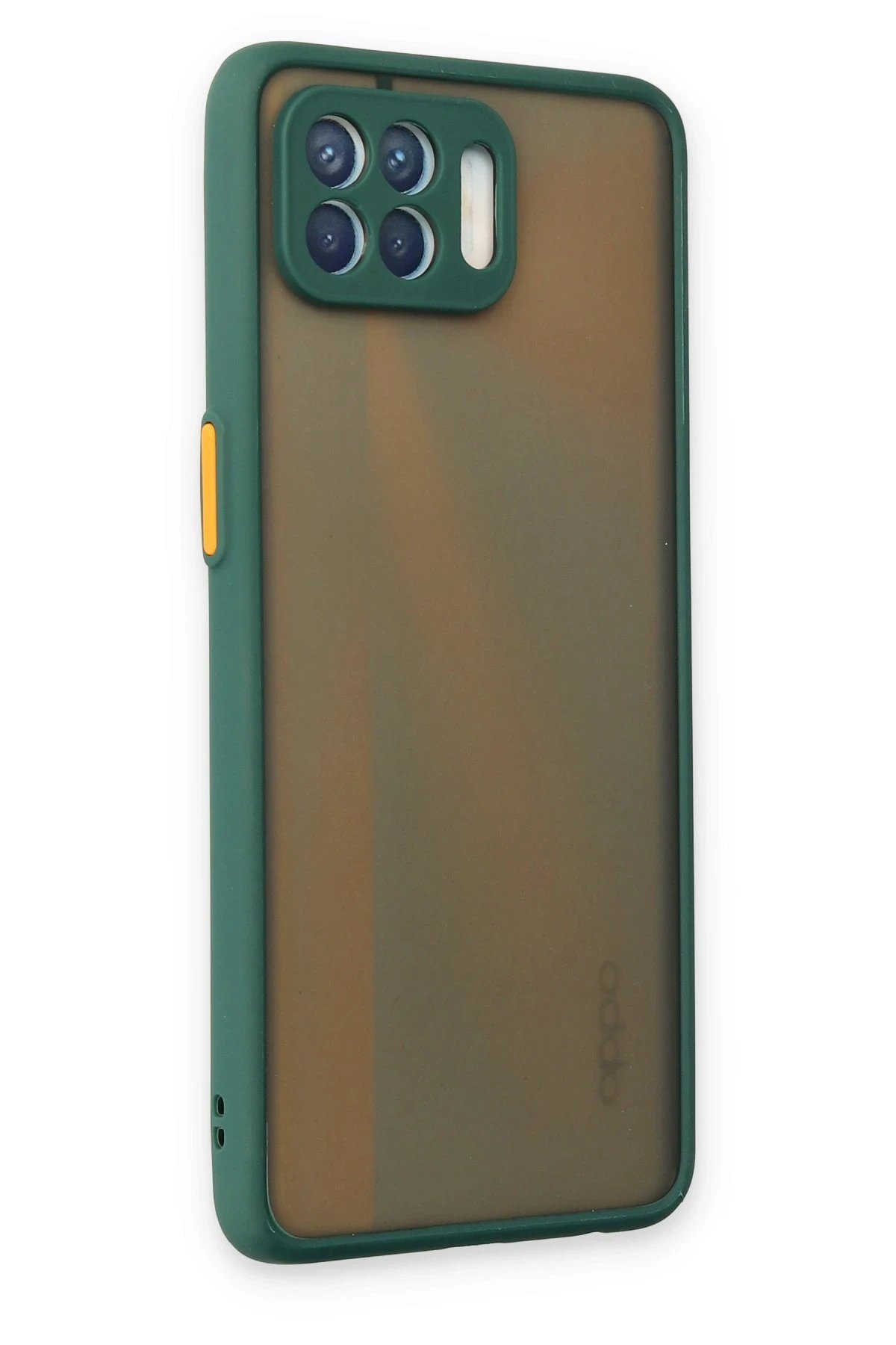 Newface Oppo Reno 4 Lite Kılıf Montreal Silikon Kapak - Yeşil