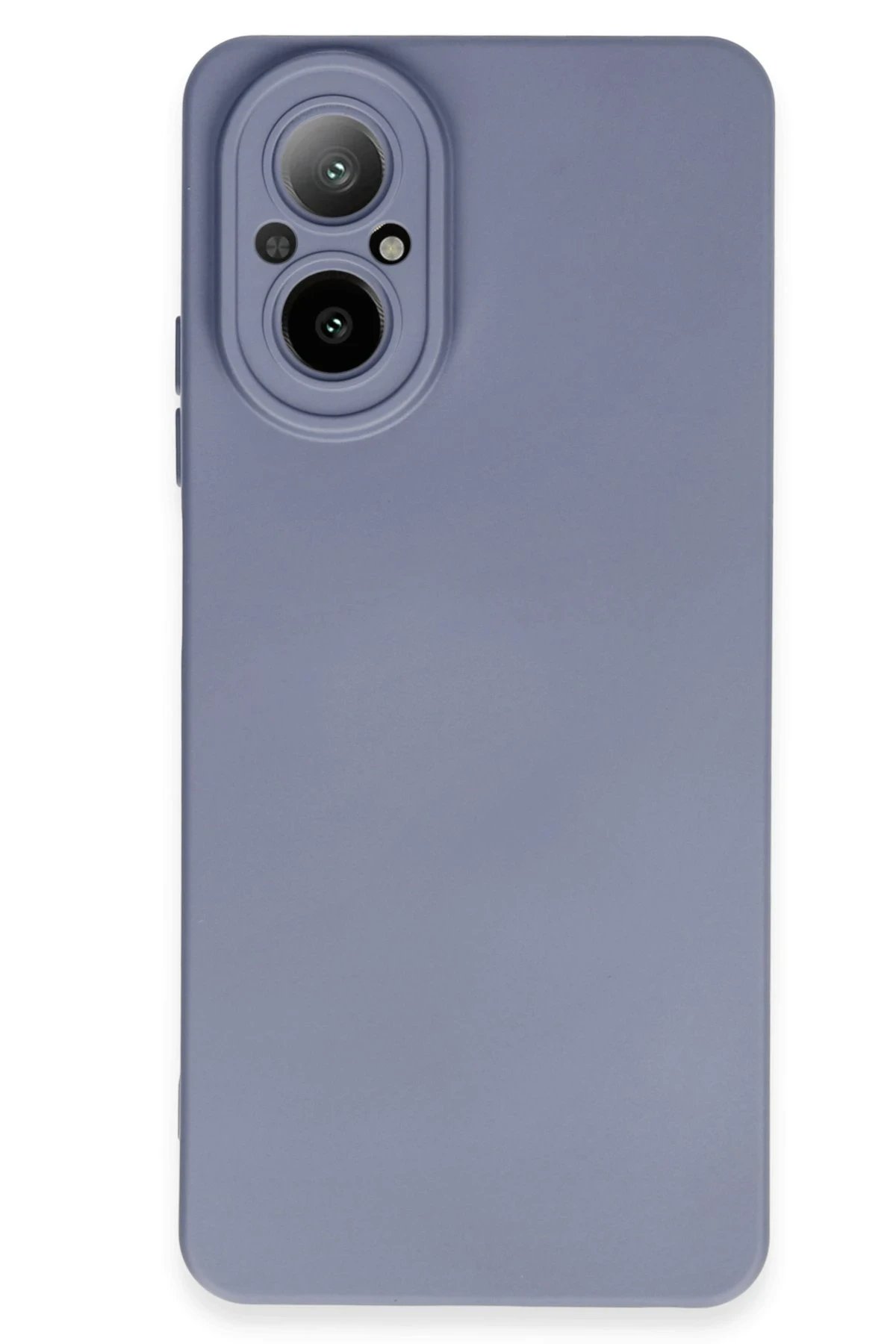 Newface Realme 12 Lite Kılıf Nano içi Kadife Silikon - Gri