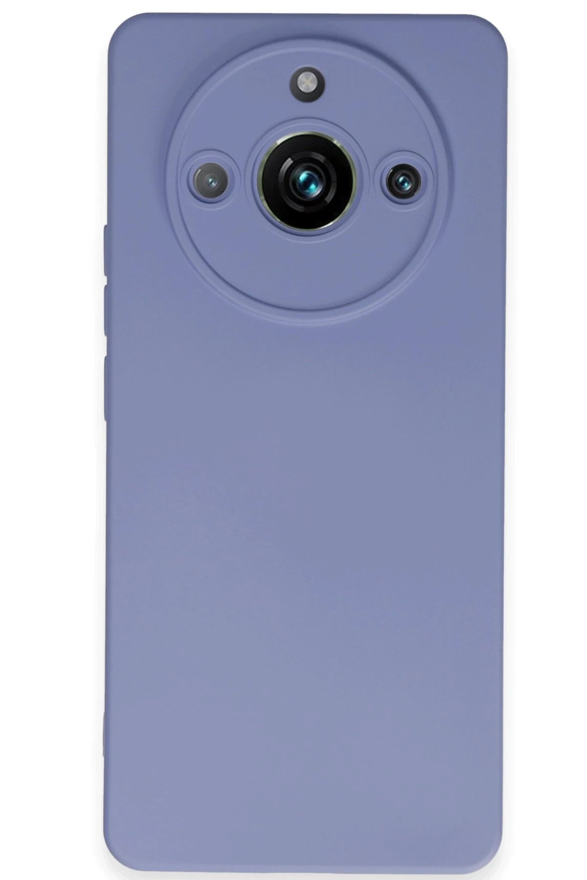 Newface Realme 11 Pro Kılıf Nano içi Kadife Silikon - Lila