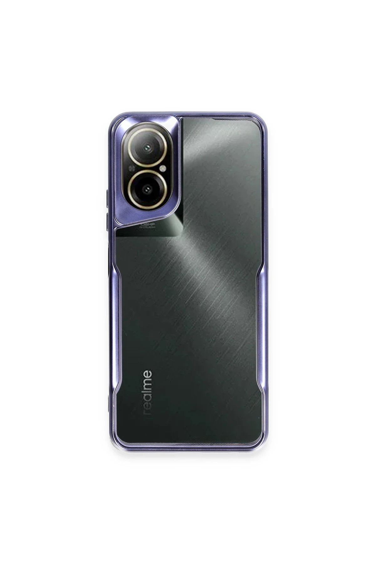 Newface Realme 12 Lite Kılıf Boyi Silikon Kapak - Lacivert