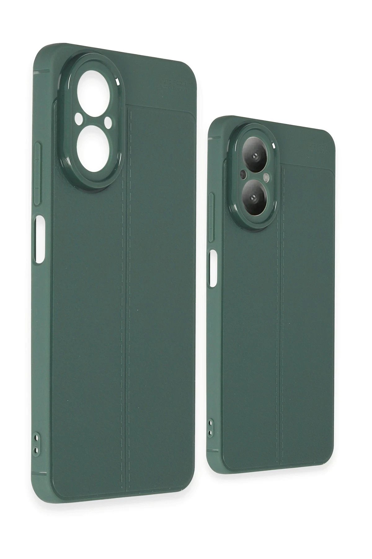 Newface Realme 12 Lite Kılıf Auto Focus Kapak - Koyu Yeşil