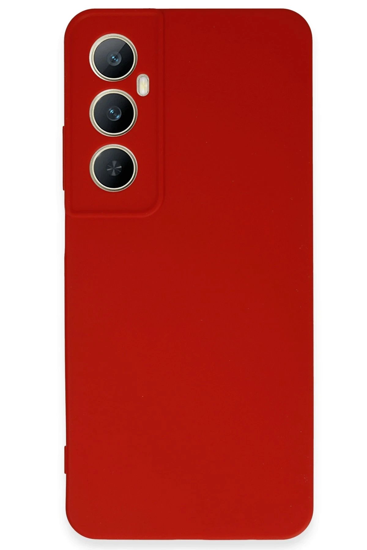 Newface Realme C65 Kılıf First Silikon - Kırmızı