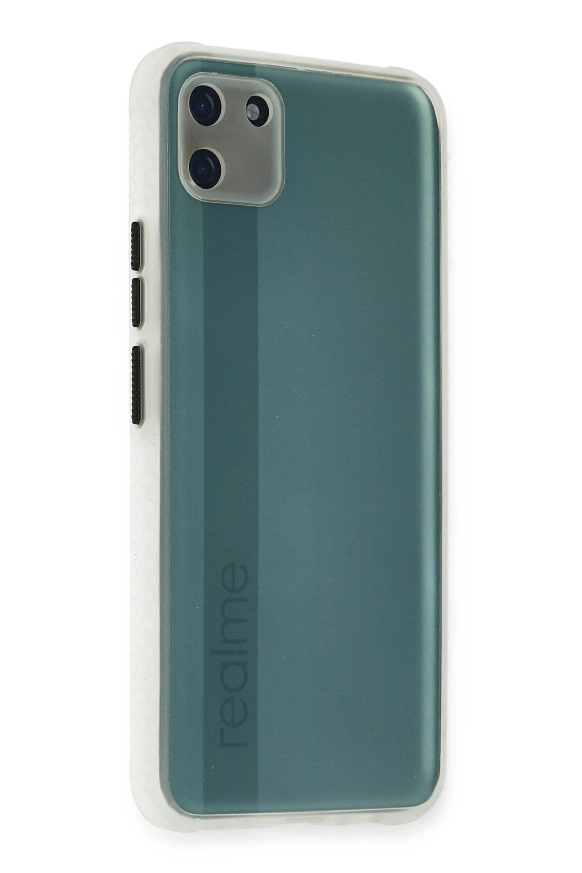 Newface Realme C11 Kılıf Miami Şeffaf Silikon - Şeffaf