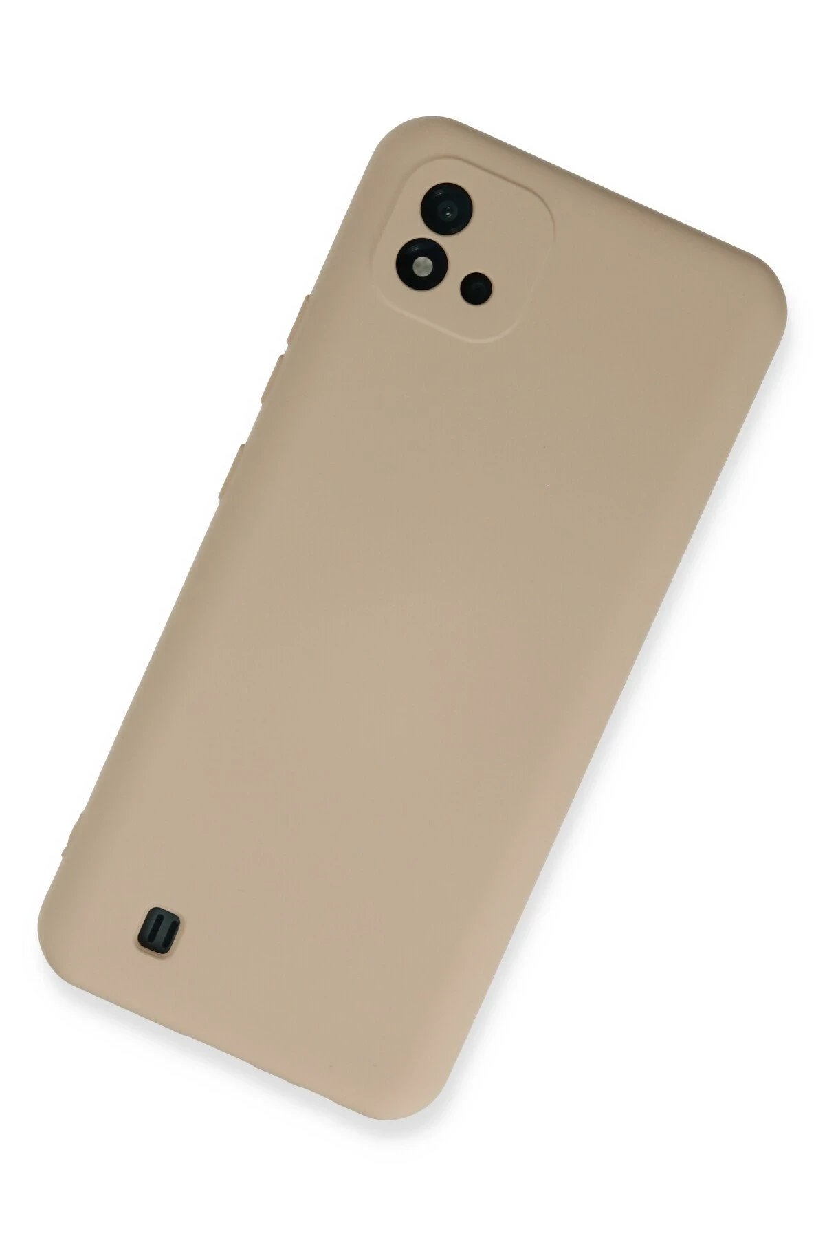 Newface Realme C11 2021 Kılıf Nano içi Kadife Silikon - Pudra