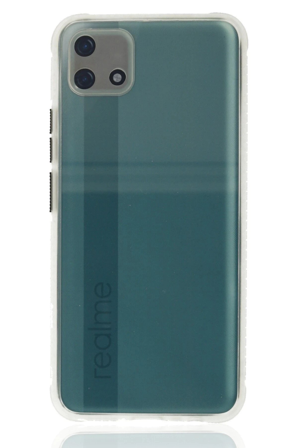 Newface Realme C11 2021 Kılıf Miami Şeffaf Silikon - Şeffaf