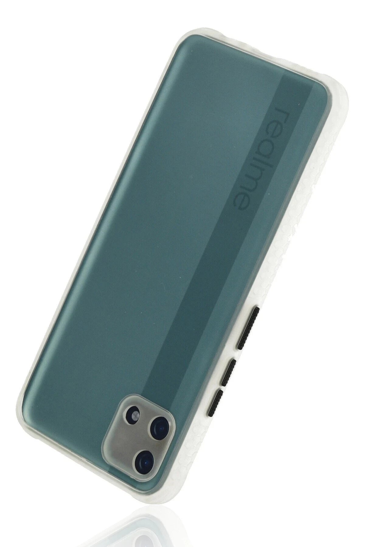 Newface Realme C11 2021 Kılıf Miami Şeffaf Silikon - Şeffaf