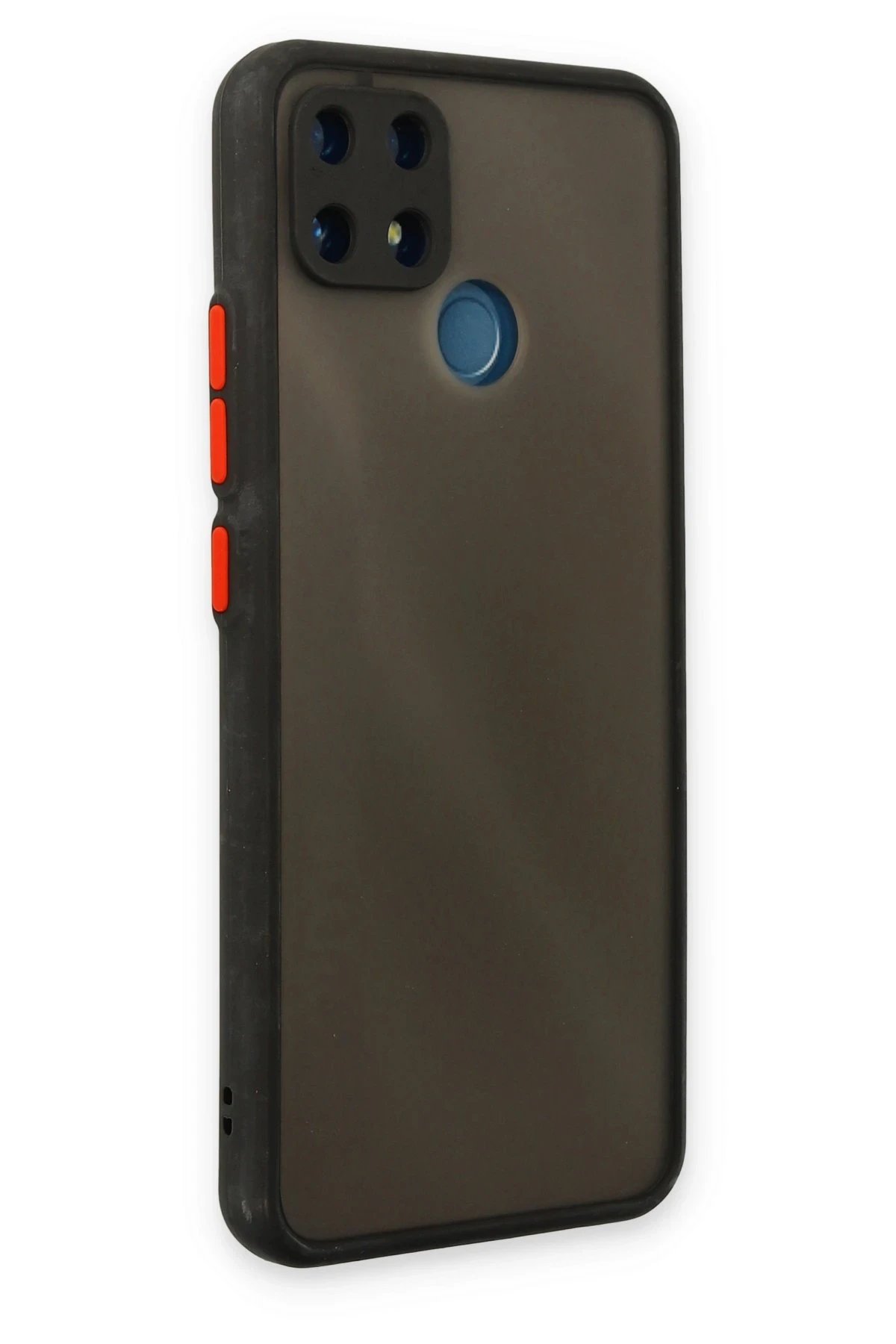 Newface Realme C25 Kılıf Montreal Silikon Kapak - Siyah