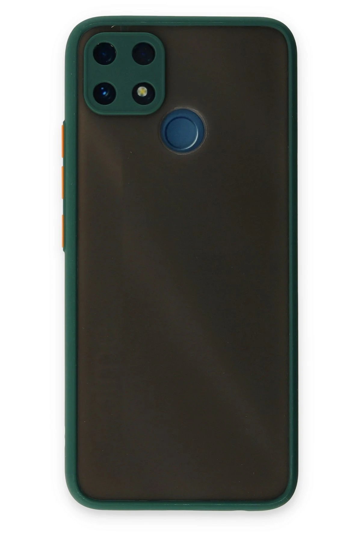 Newface Realme C25 Kılıf Montreal Silikon Kapak - Yeşil