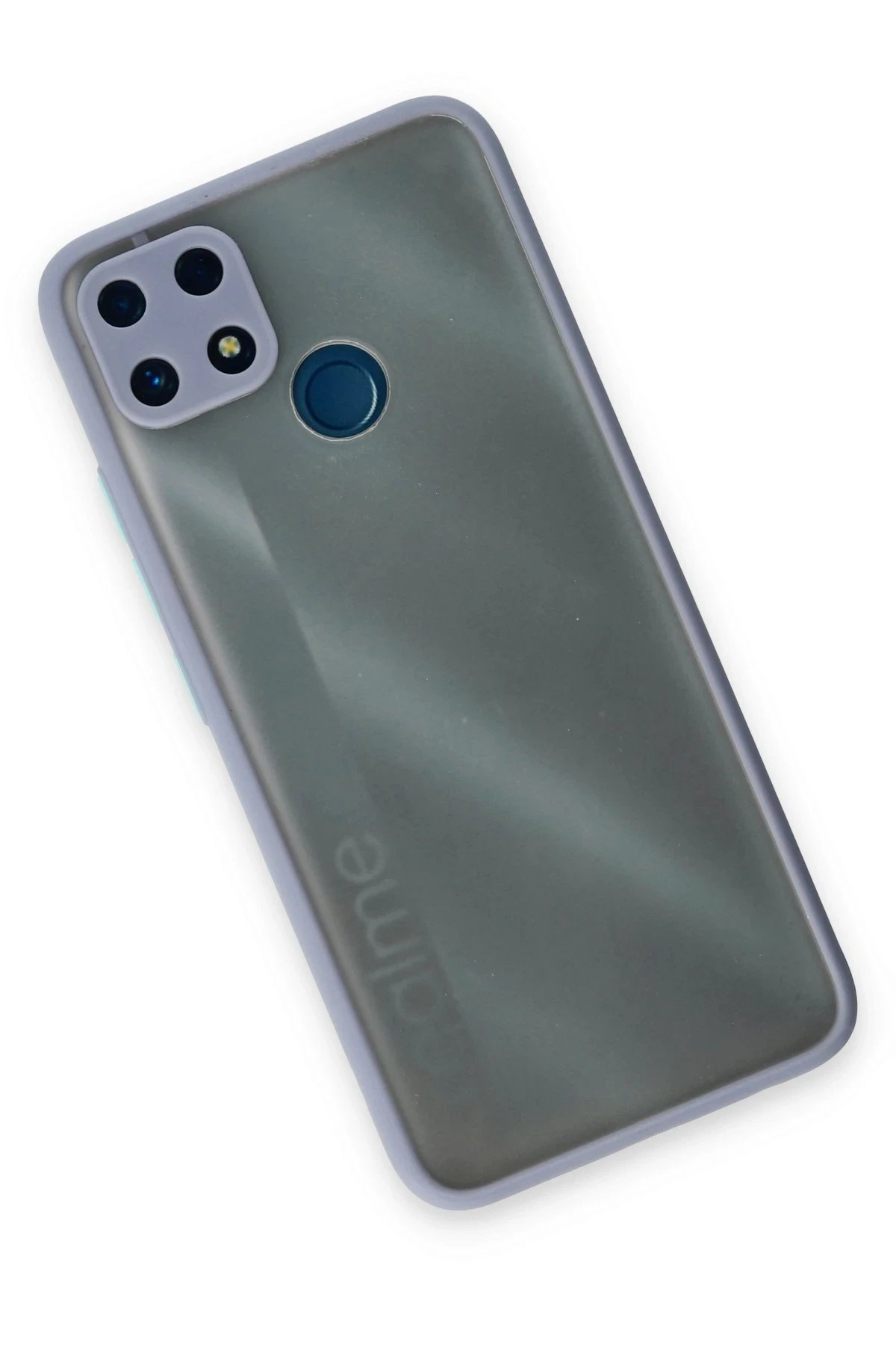 Newface Realme C25 Kılıf Montreal Silikon Kapak - Gri