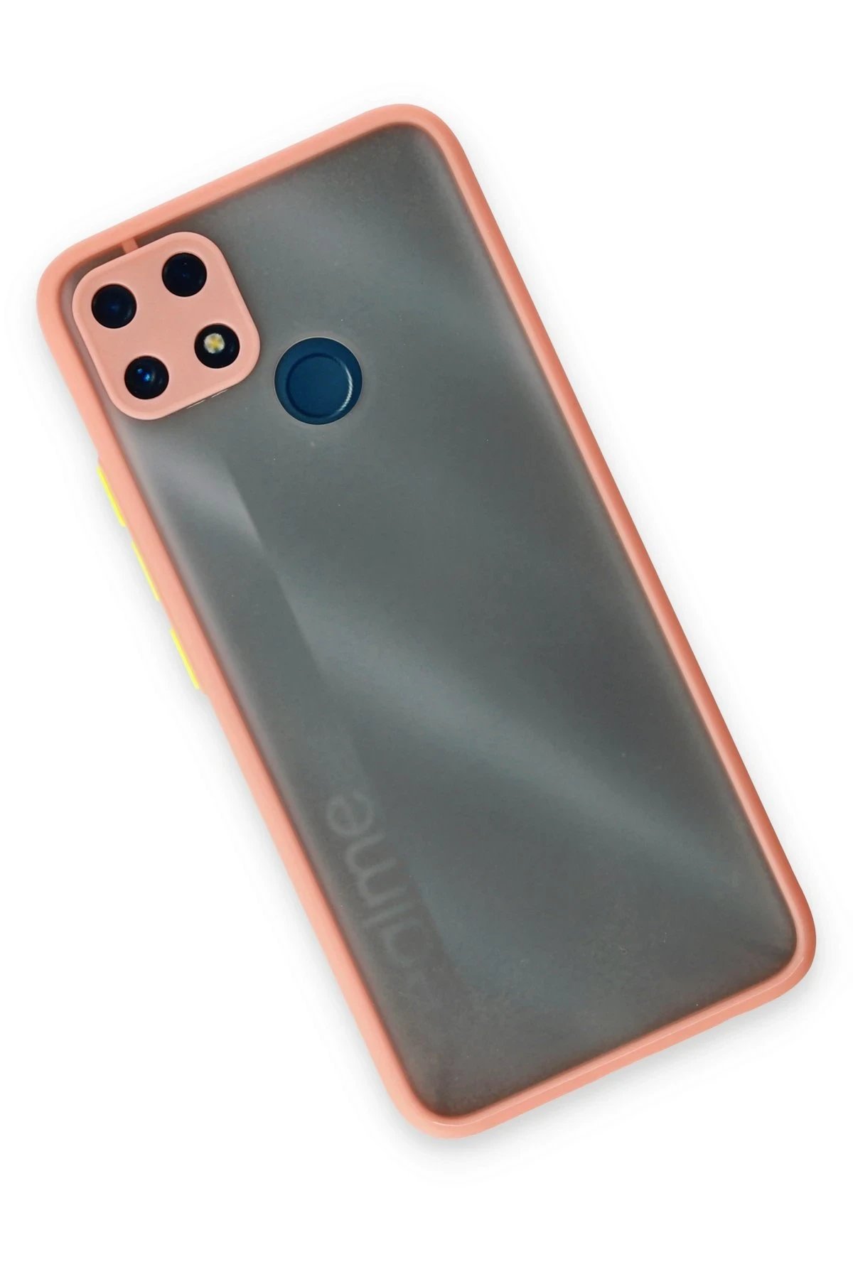 Newface Realme C25 Kılıf Montreal Silikon Kapak - Pembe