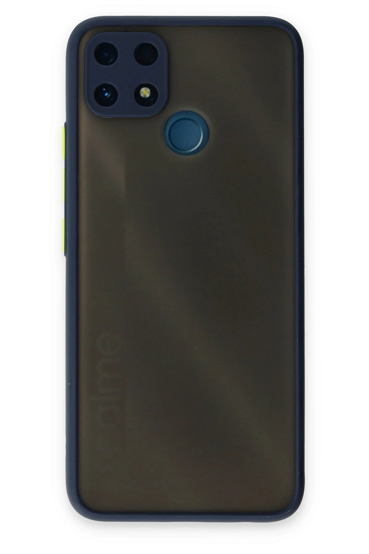 Newface Realme C25 Kılıf Montreal Silikon Kapak - Lacivert