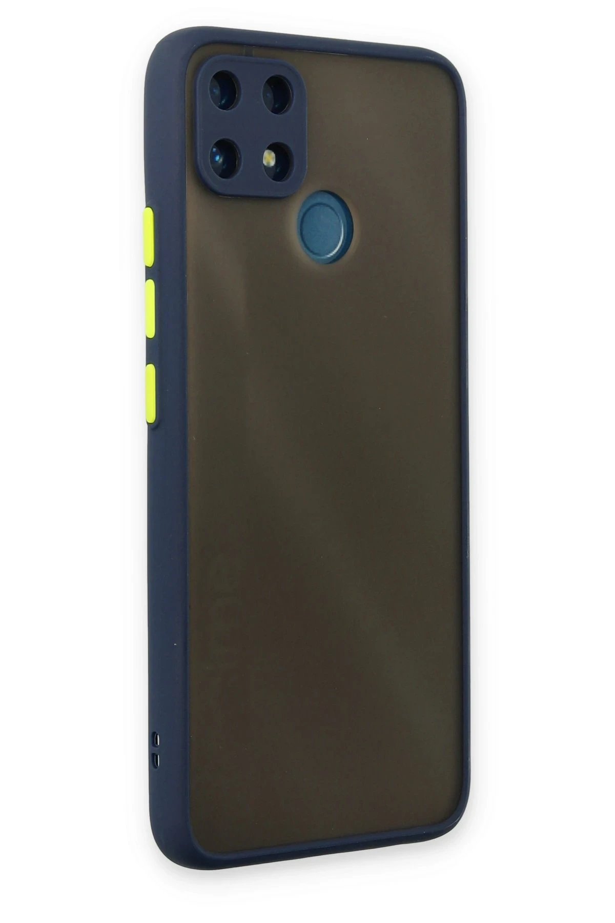 Newface Realme C25 Kılıf Montreal Silikon Kapak - Lacivert