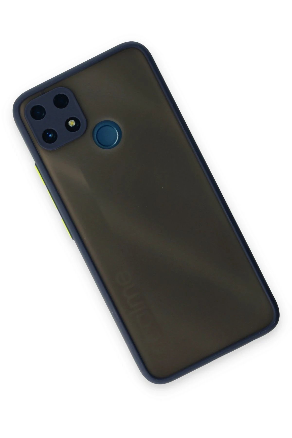 Newface Realme C25 Kılıf Montreal Silikon Kapak - Lacivert