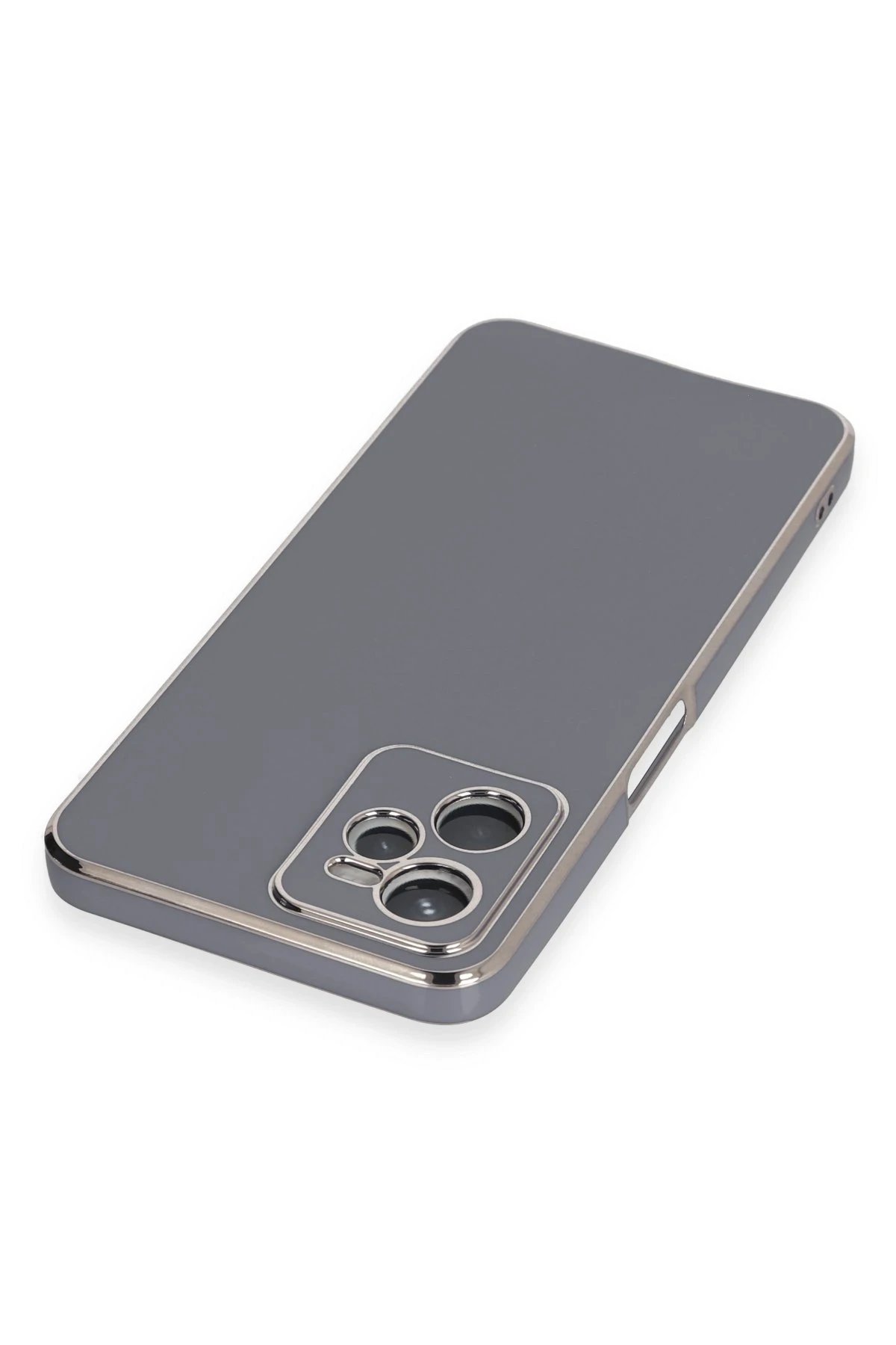 Newface Realme C35 Kılıf Volet Silikon - Mavi