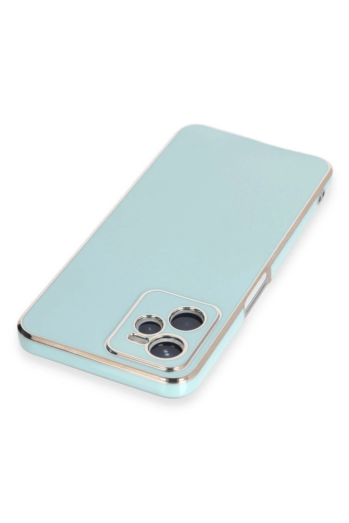 Newface Realme C35 Kılıf Volet Silikon - Açık Yeşil