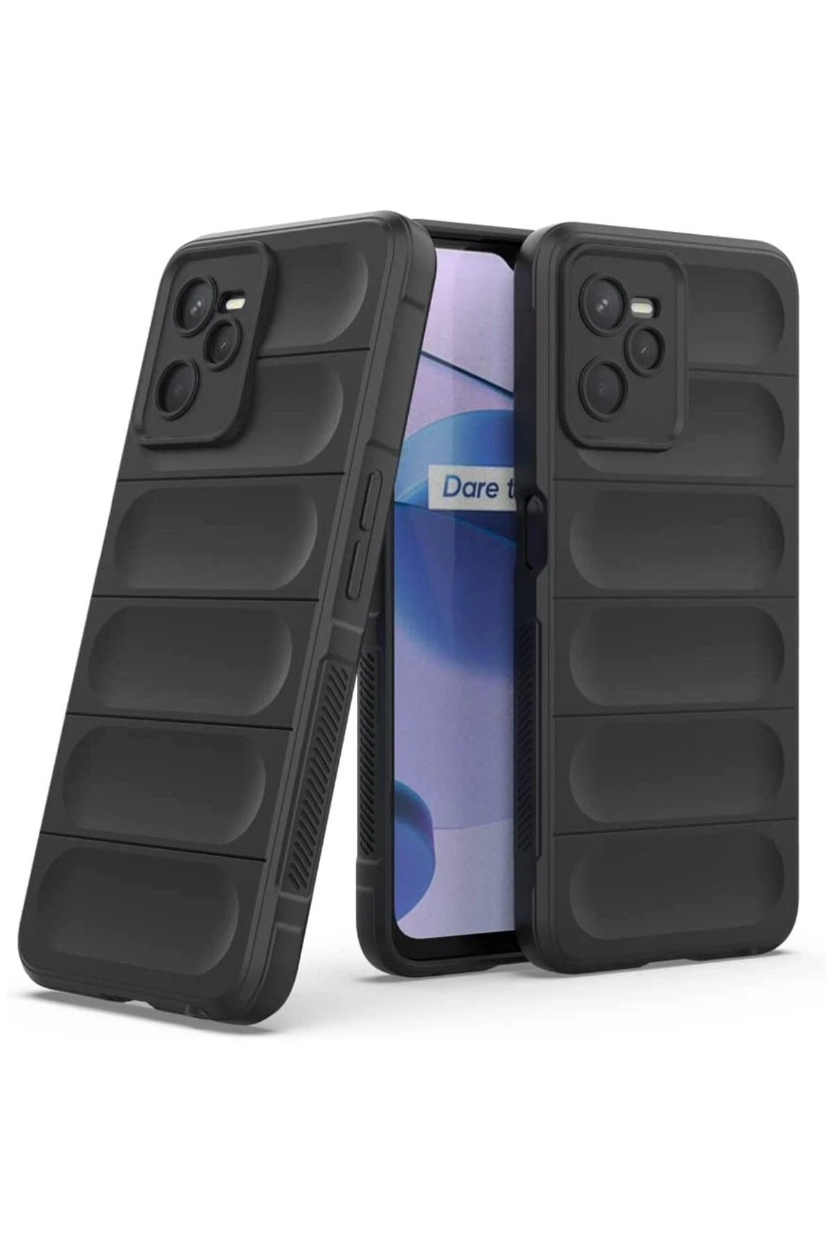 Newface Realme C35 Kılıf Optimum Silikon - Siyah