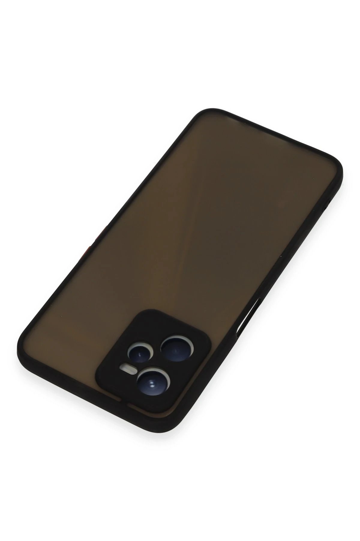 Newface Realme C35 Kılıf Montreal Silikon Kapak - Siyah