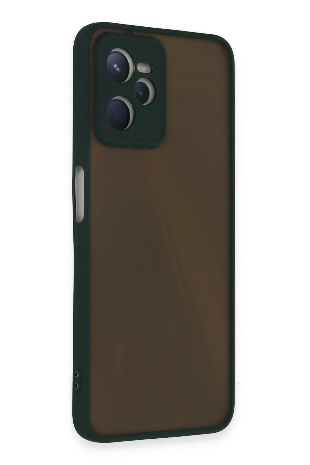 Newface Realme C35 Kılıf Montreal Silikon Kapak - Yeşil