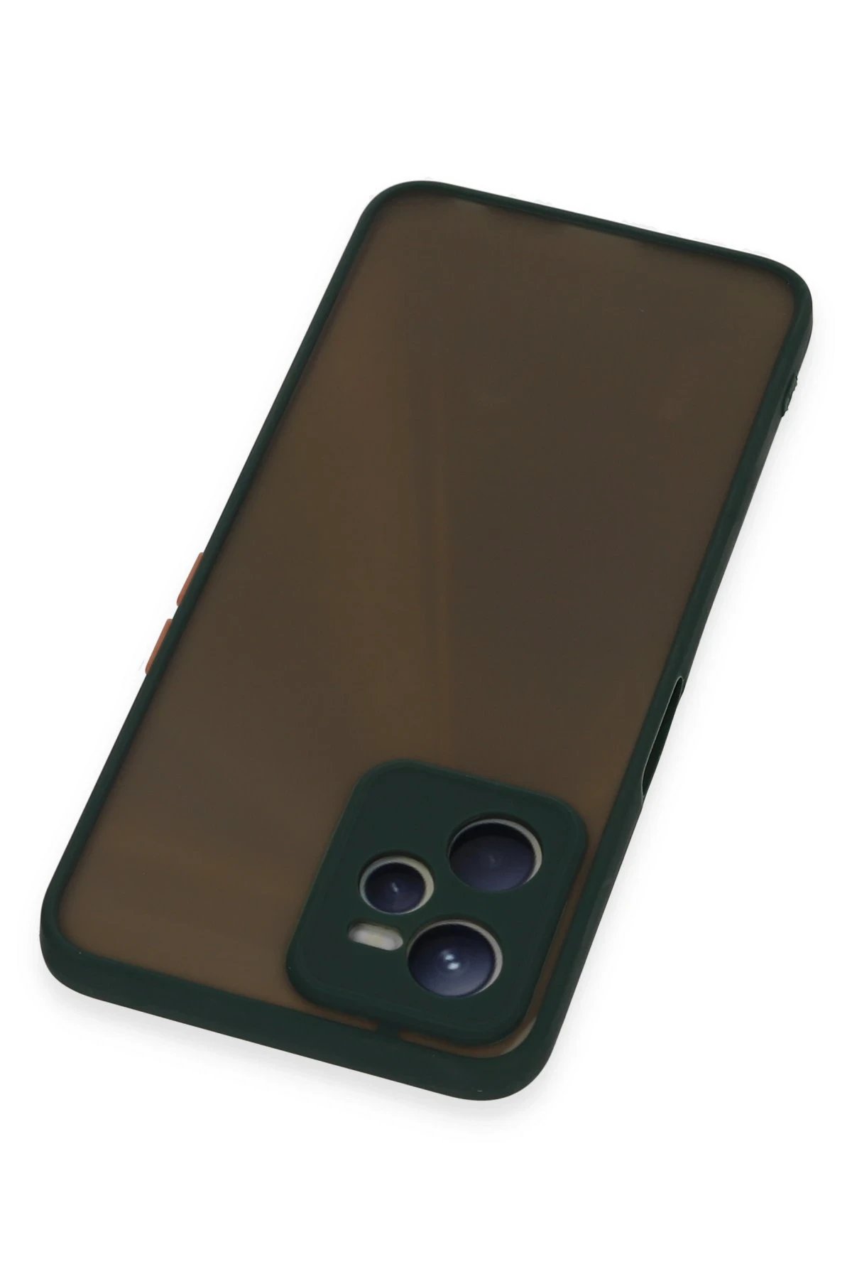 Newface Realme C35 Kılıf Montreal Silikon Kapak - Yeşil