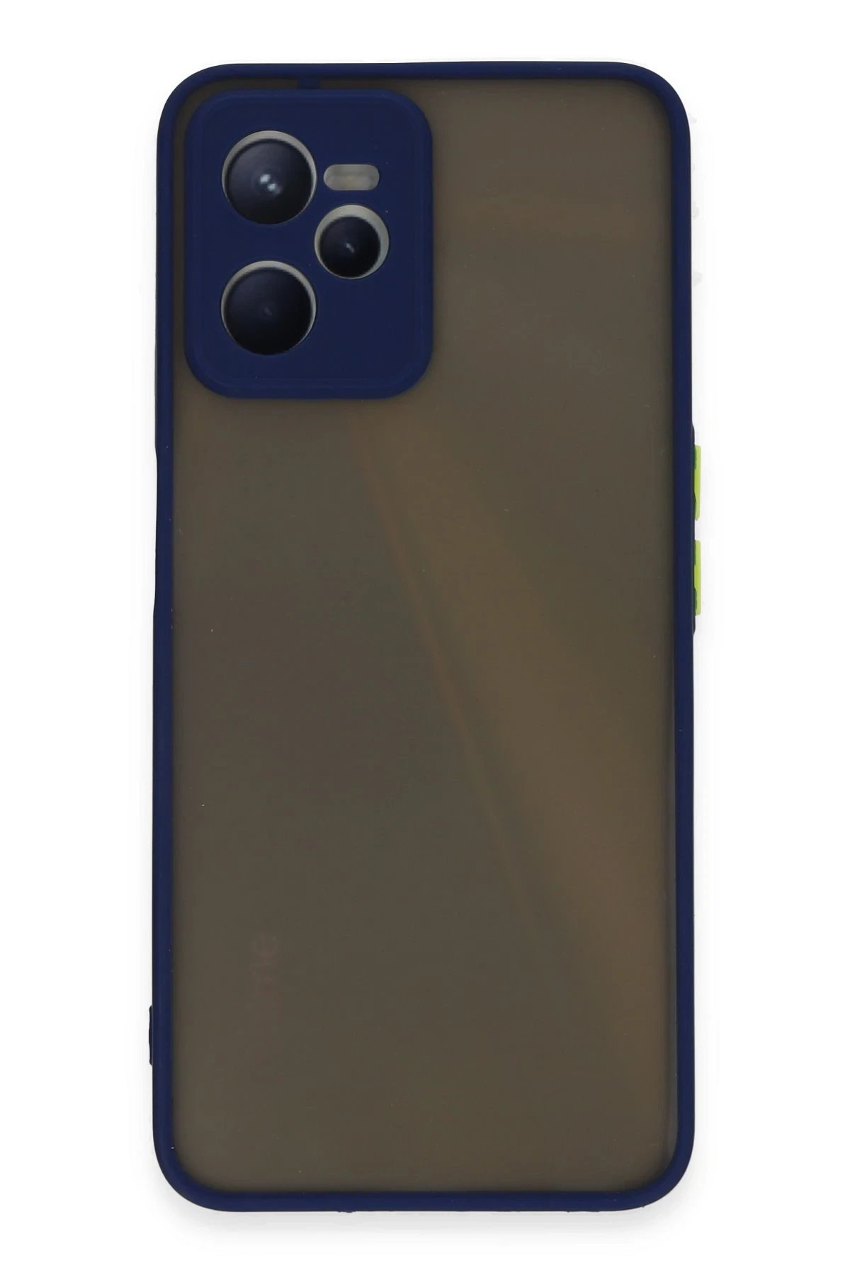 Newface Realme C35 Kılıf Montreal Silikon Kapak - Lacivert