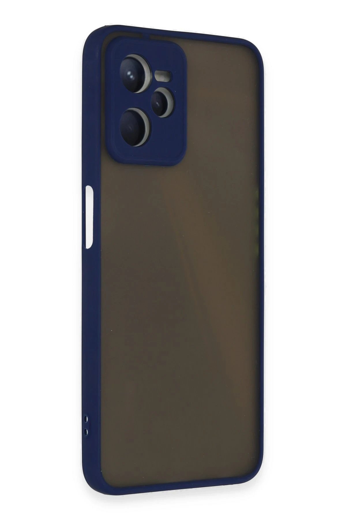 Newface Realme C35 Kılıf Montreal Silikon Kapak - Lacivert