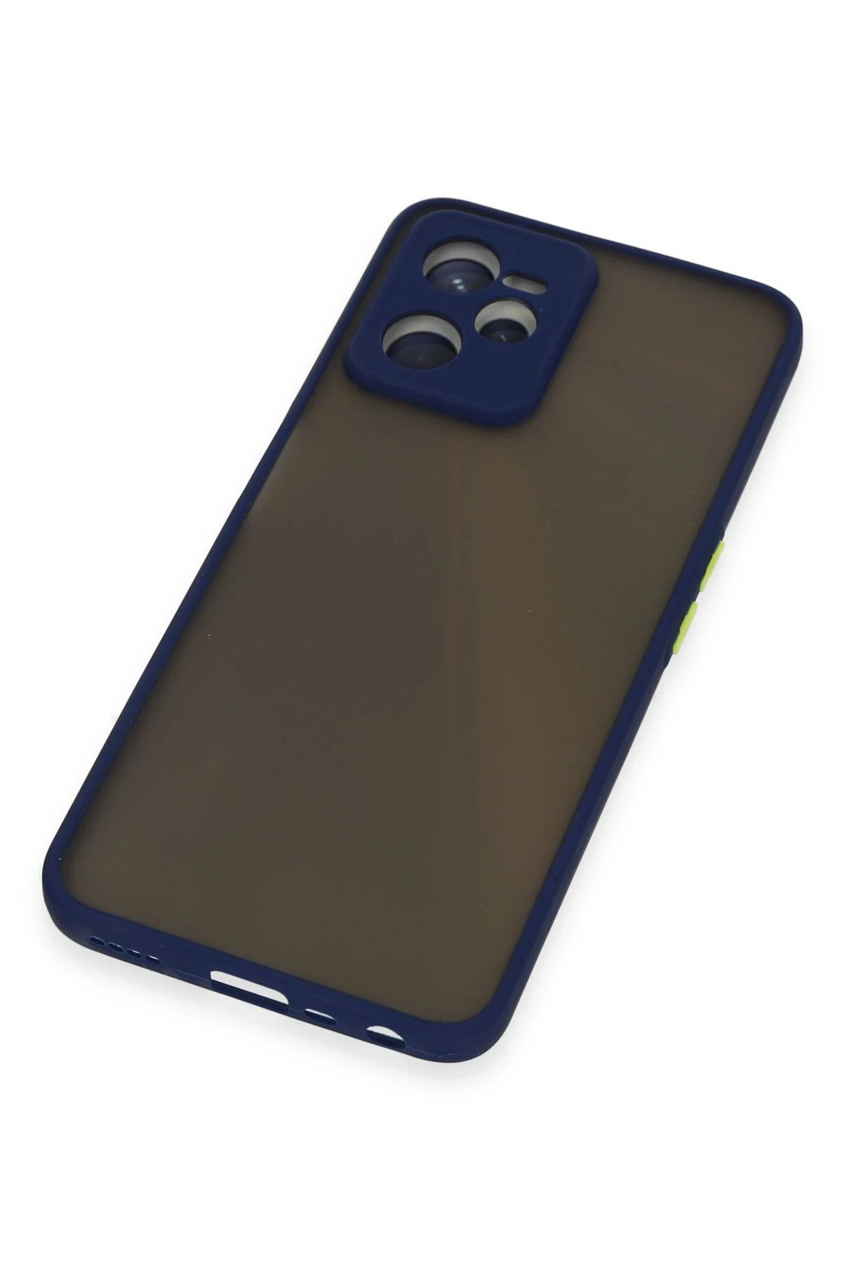 Newface Realme C35 Kılıf Montreal Silikon Kapak - Lacivert