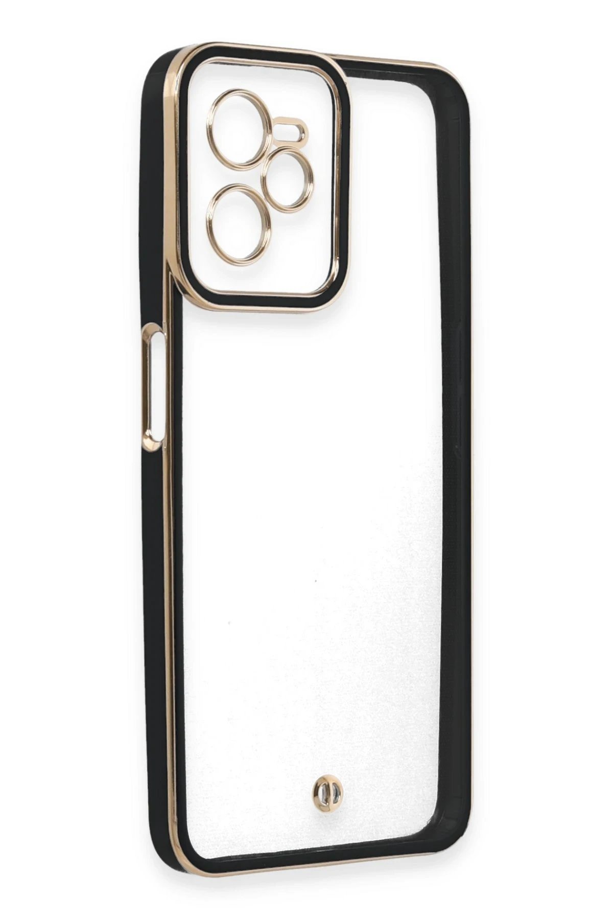 Newface Realme C35 Kılıf Liva Lens Silikon - Siyah