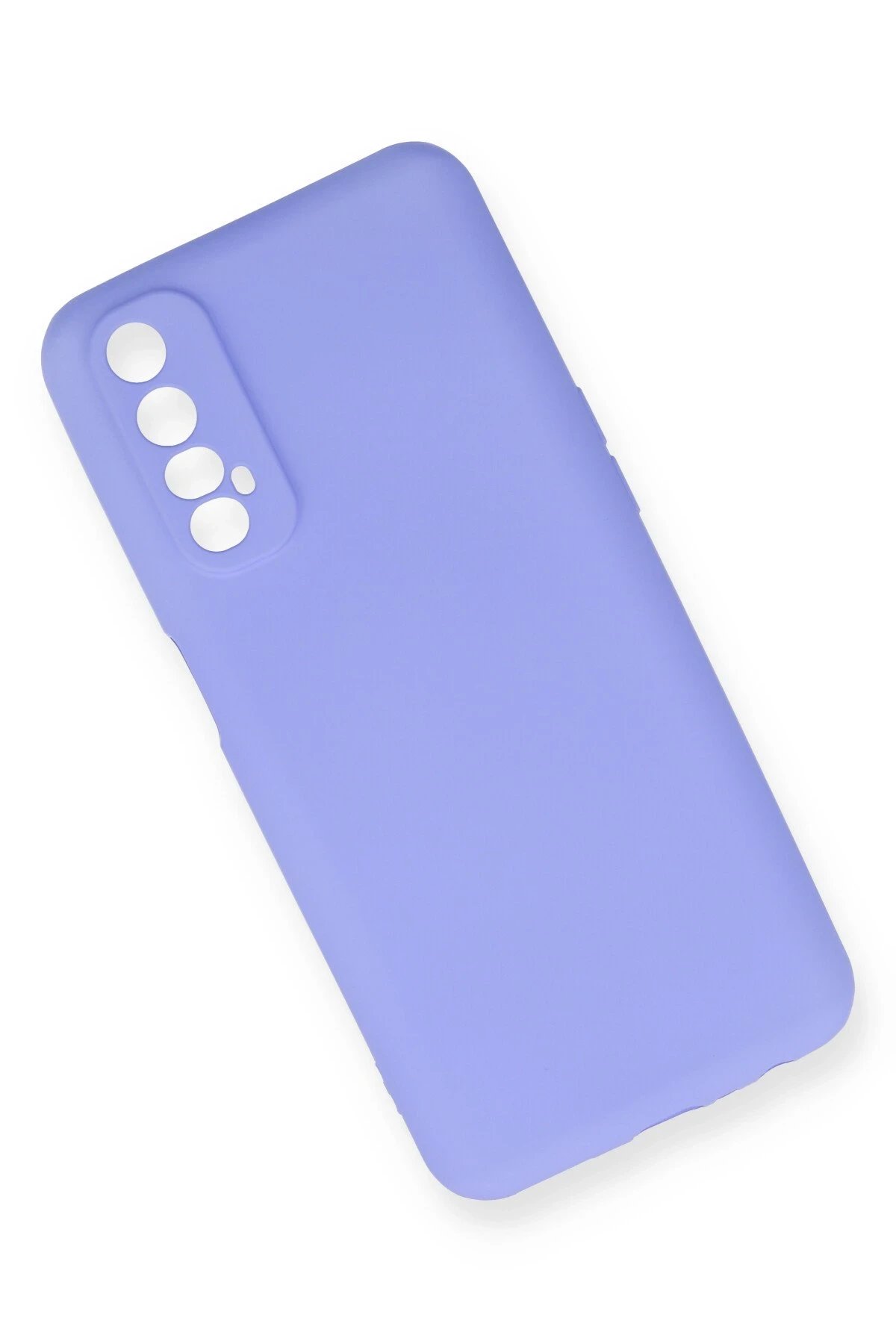 Newface Realme 7 Kılıf First Silikon - Lila