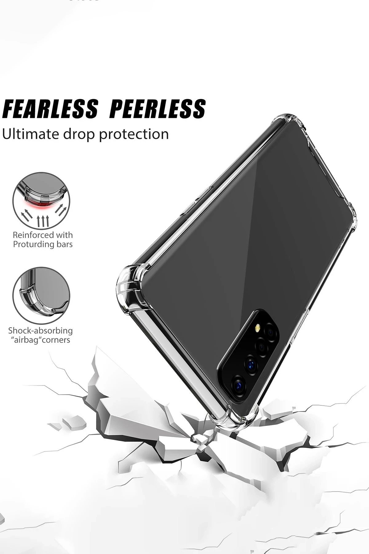 Newface Realme 7 Kılıf Olex Tpu Silikon - Şeffaf