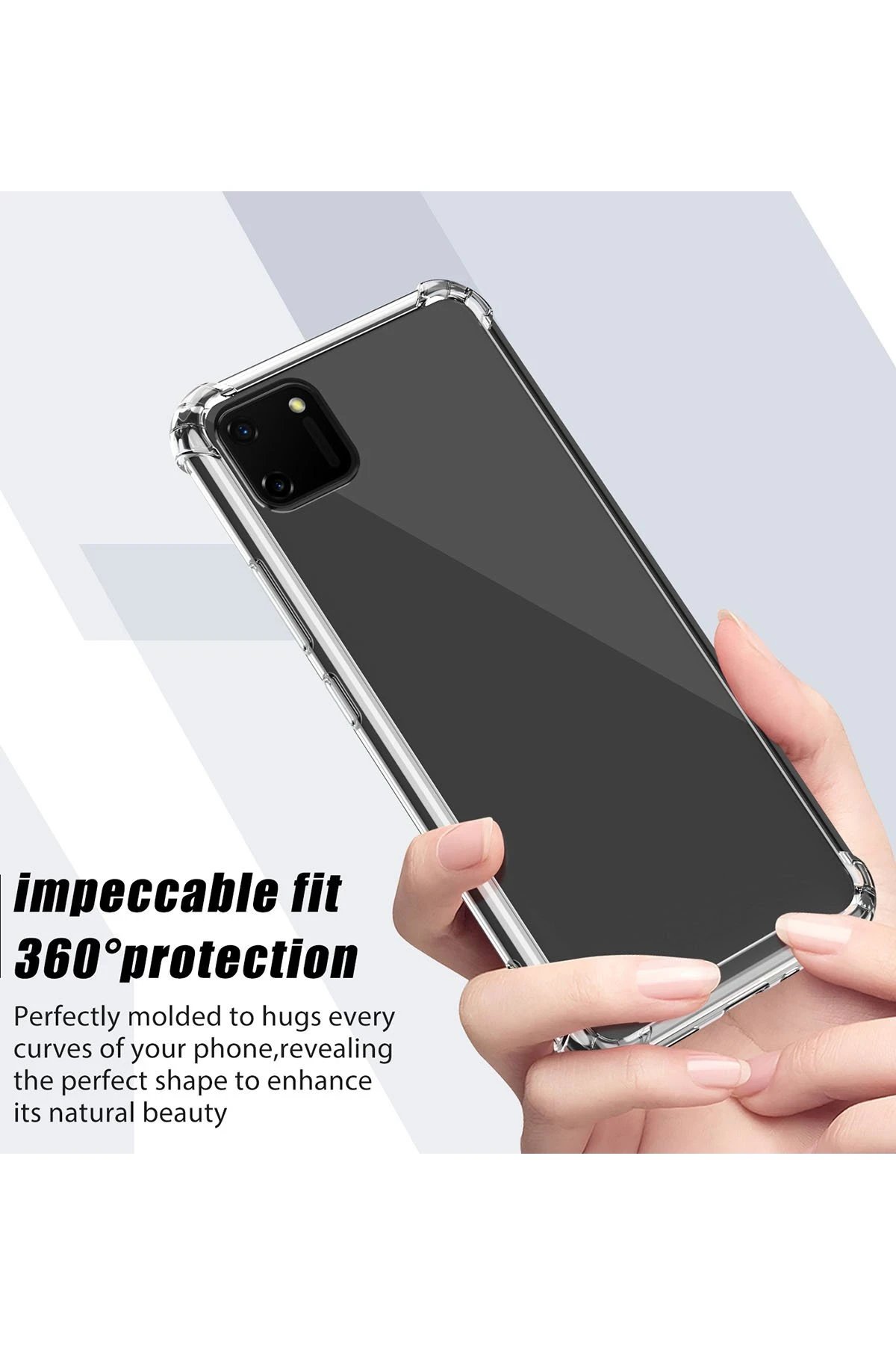 Newface Realme C11 Kılıf Olex Tpu Silikon - Şeffaf