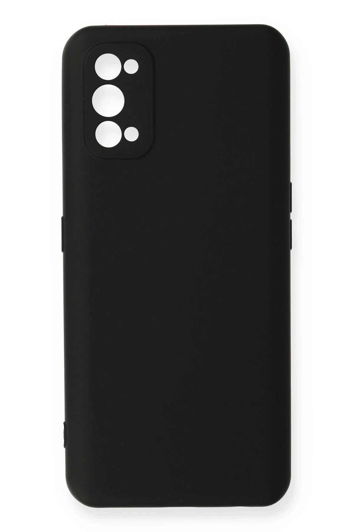 Newface Realme 7 Pro Kılıf Nano içi Kadife Silikon - Siyah