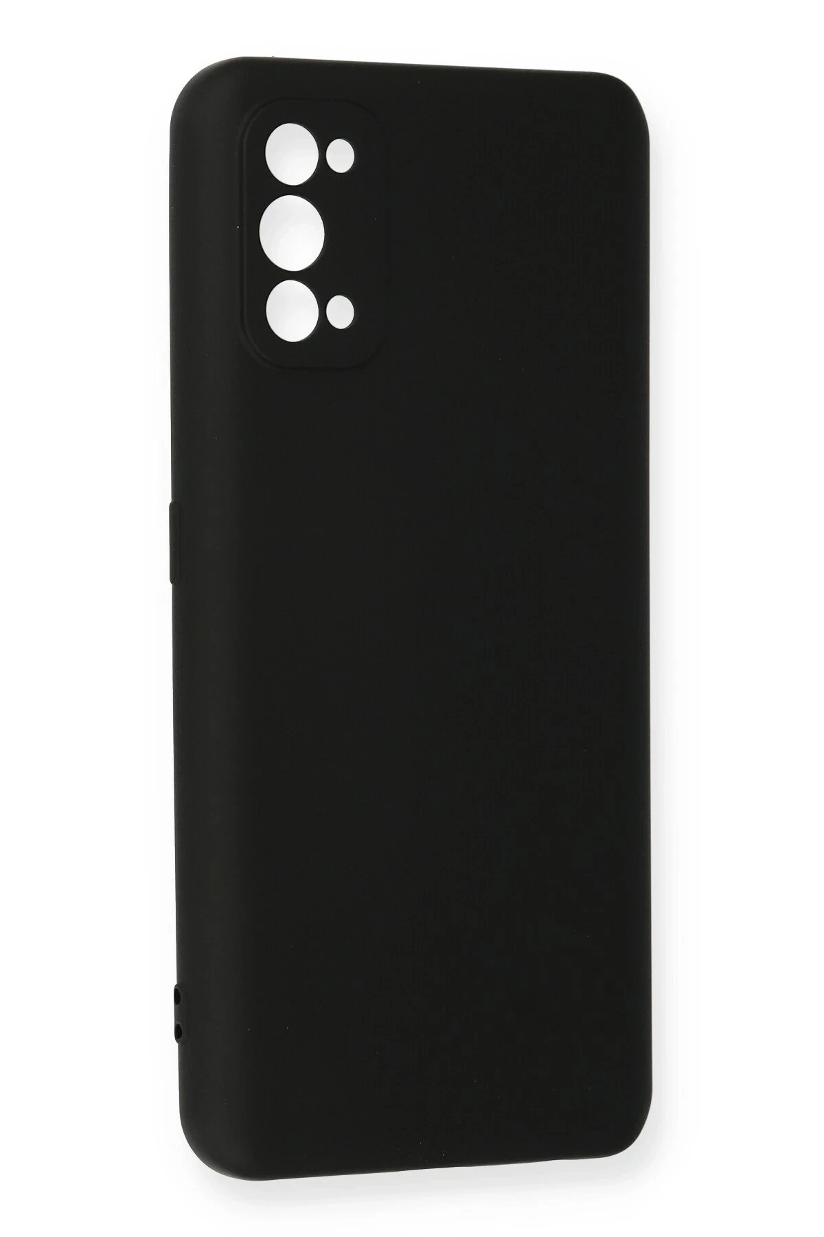 Newface Realme 7 Pro Kılıf Nano içi Kadife Silikon - Siyah