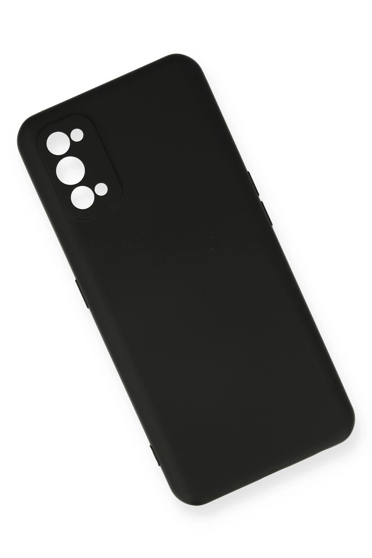 Newface Realme 7 Pro Kılıf Nano içi Kadife Silikon - Siyah