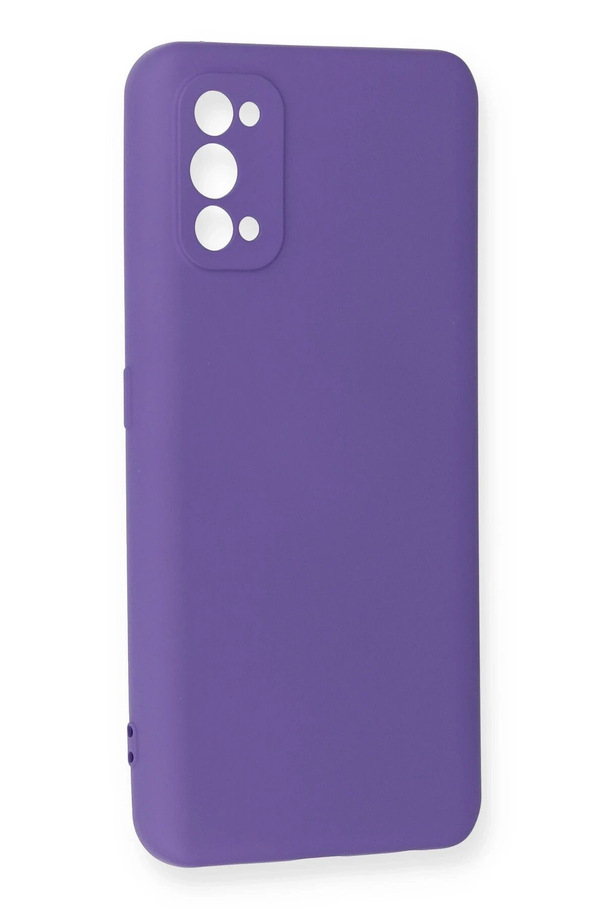 Newface Realme 7 Pro Kılıf Nano içi Kadife Silikon - Mor