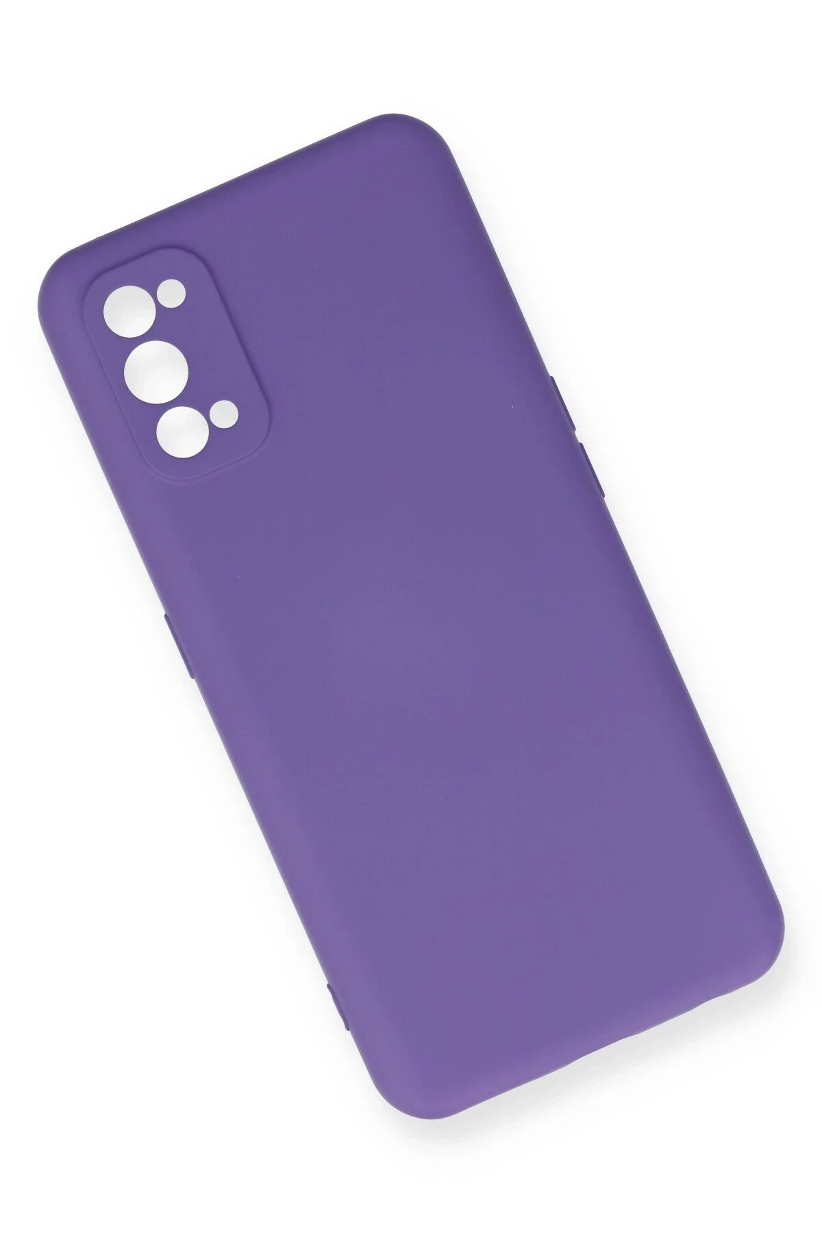 Newface Realme 7 Pro Kılıf Nano içi Kadife Silikon - Mor