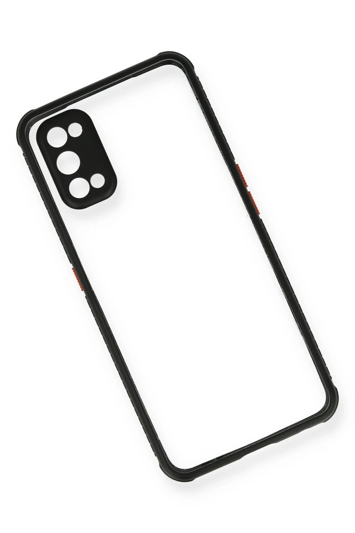 Newface Realme 7 Pro Kılıf Miami Şeffaf Silikon - Siyah