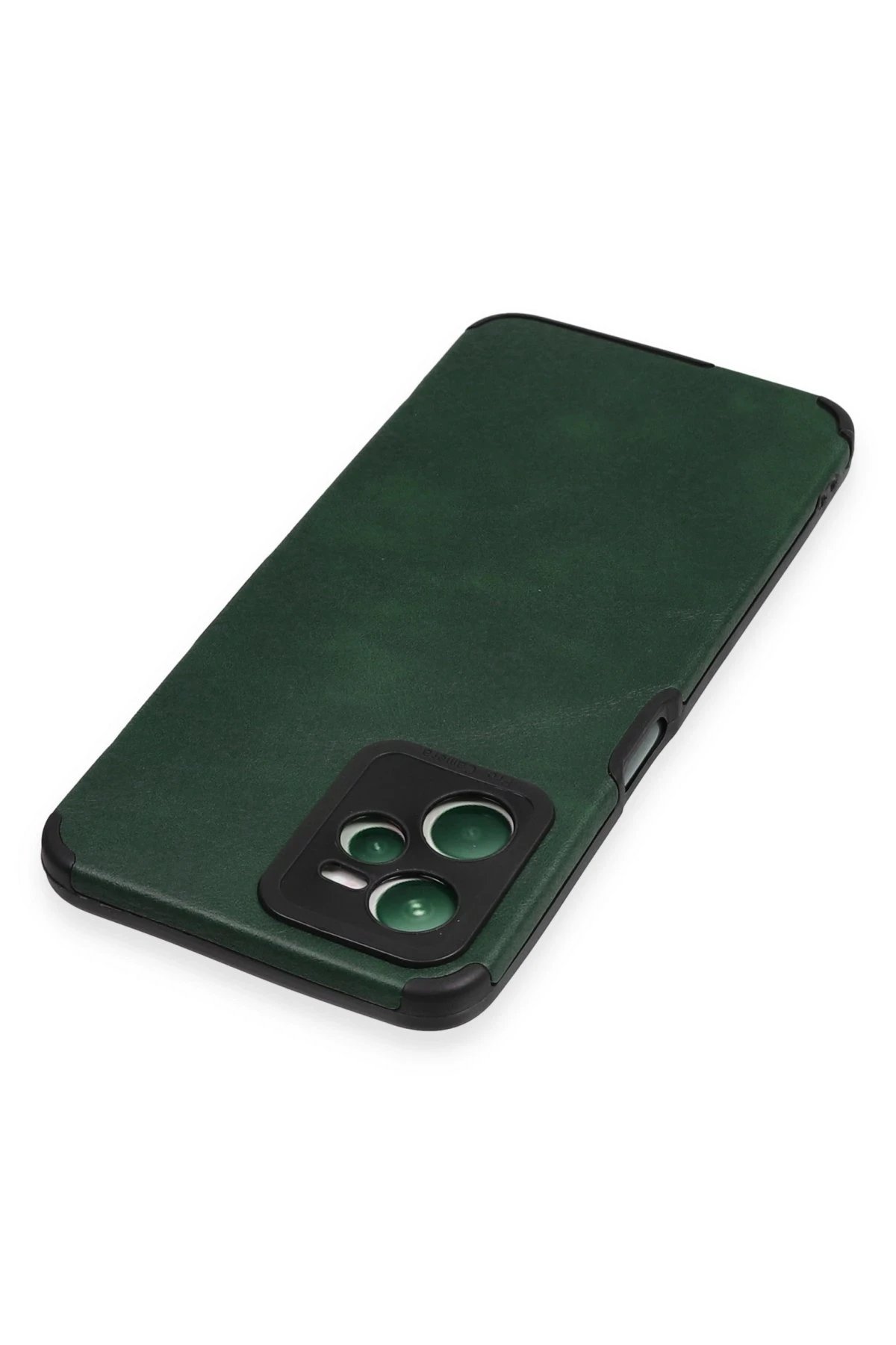 Newface Realme C35 Kılıf Loop Deri Silikon - Yeşil