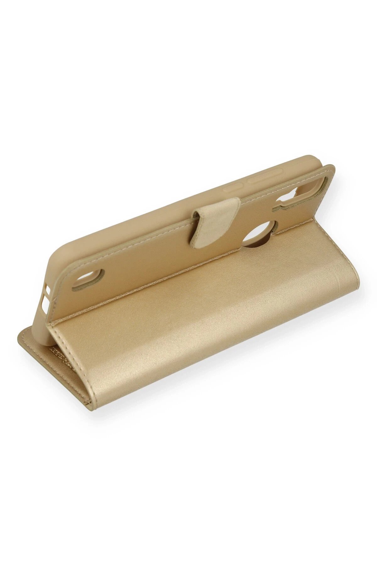 Newface Reeder P13 Blue Kılıf Trend S Plus Kapaklı Kılıf - Gold