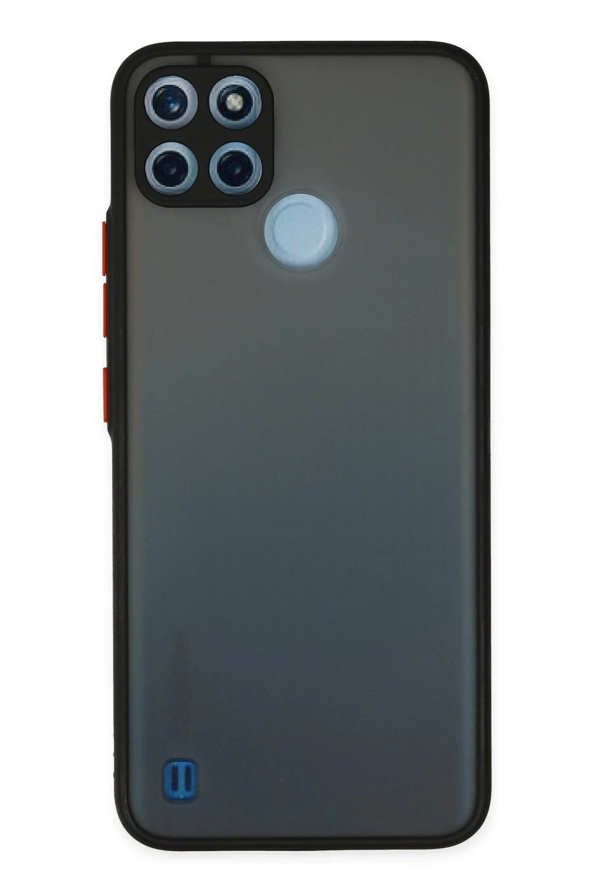 Newface Realme C21Y Kılıf Montreal Silikon Kapak - Siyah