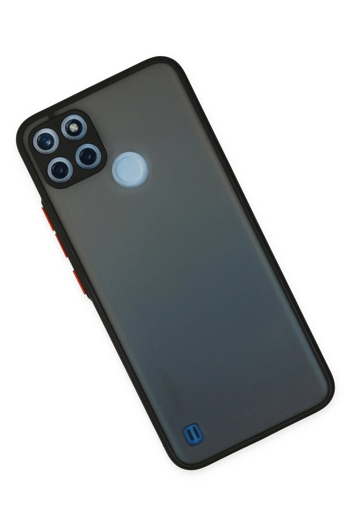 Newface Realme C21Y Kılıf Montreal Silikon Kapak - Siyah