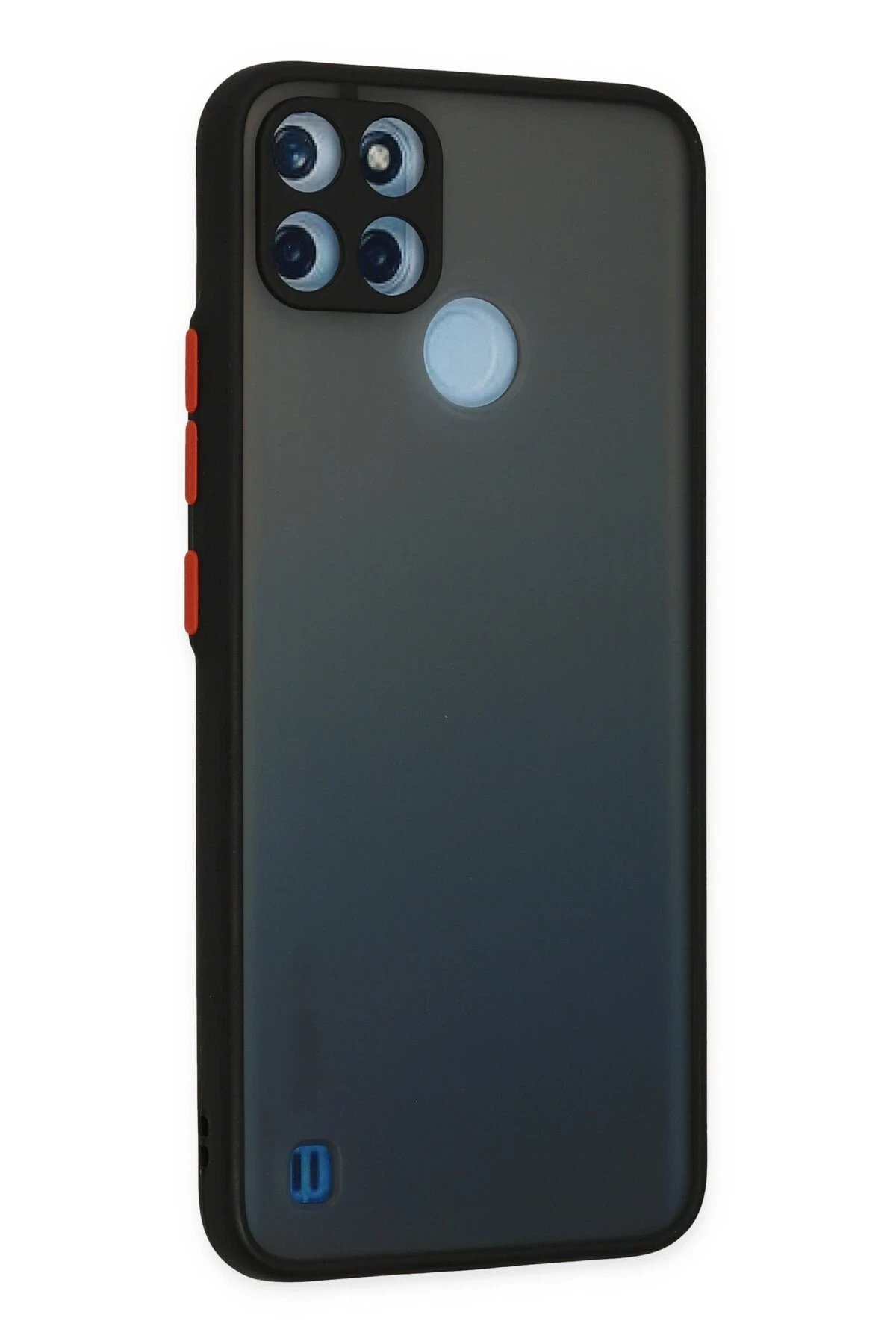 Newface Realme C21Y Kılıf Montreal Silikon Kapak - Siyah