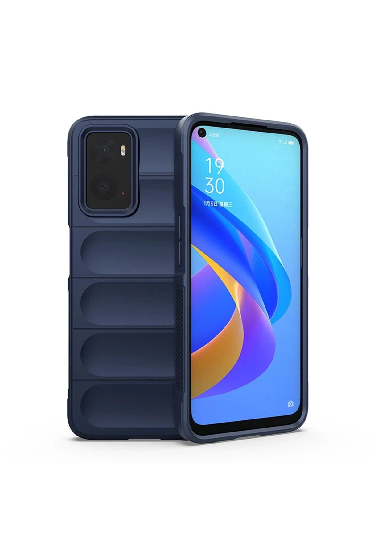 Newface Realme 9i 4G Kılıf Optimum Silikon - Lacivert