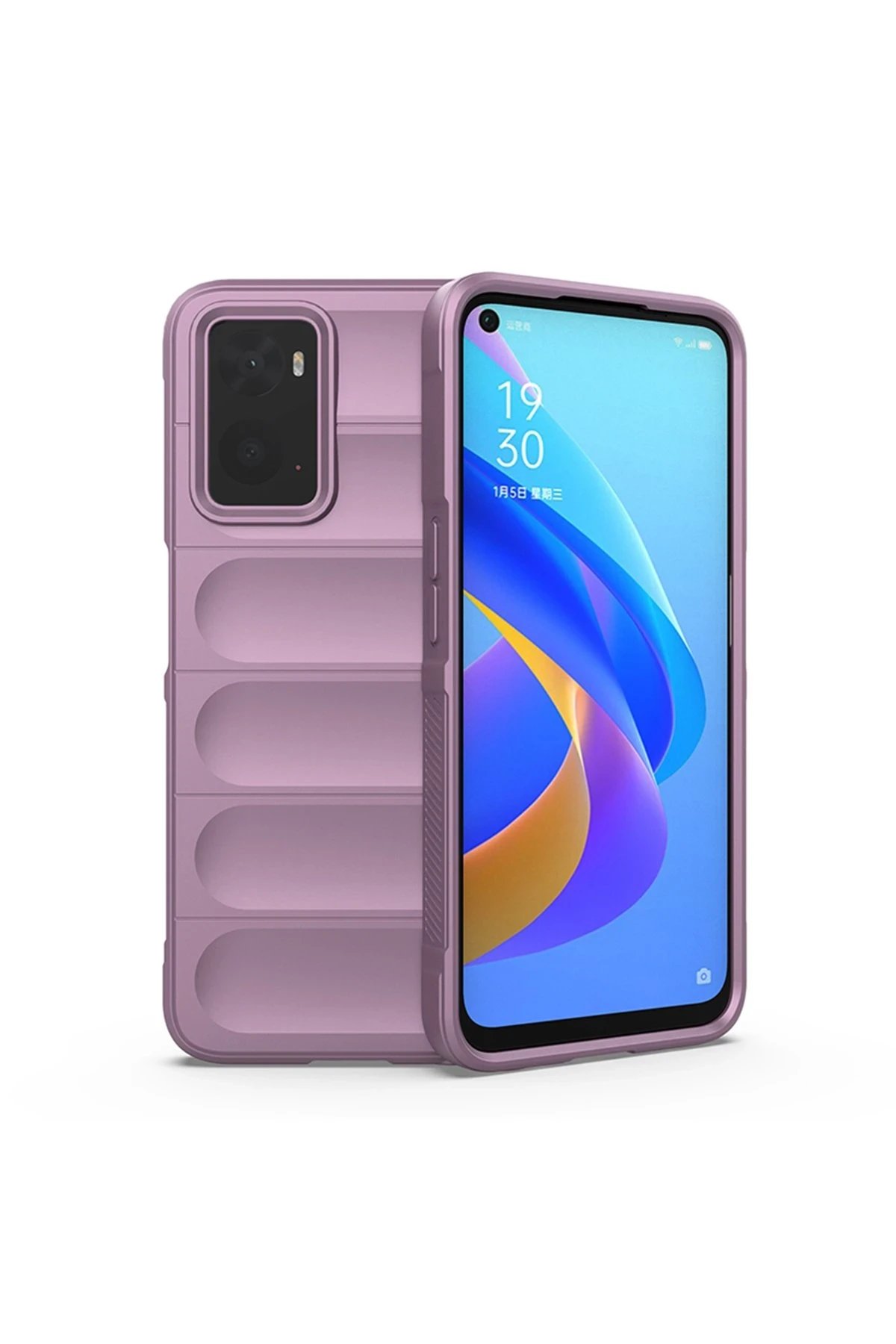 Newface Realme 9i 4G Kılıf Optimum Silikon - Mor