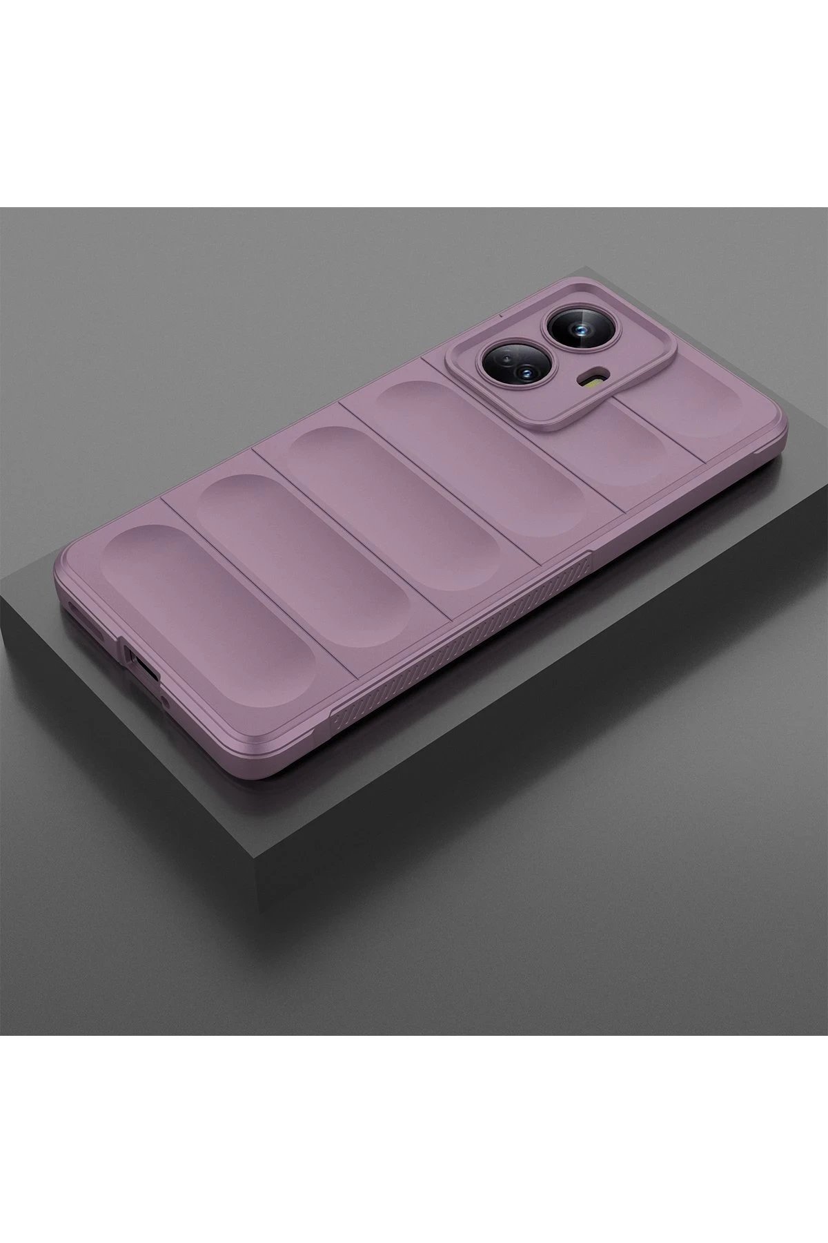 Newface Realme 10 Pro 5G Kılıf Optimum Silikon - Mor