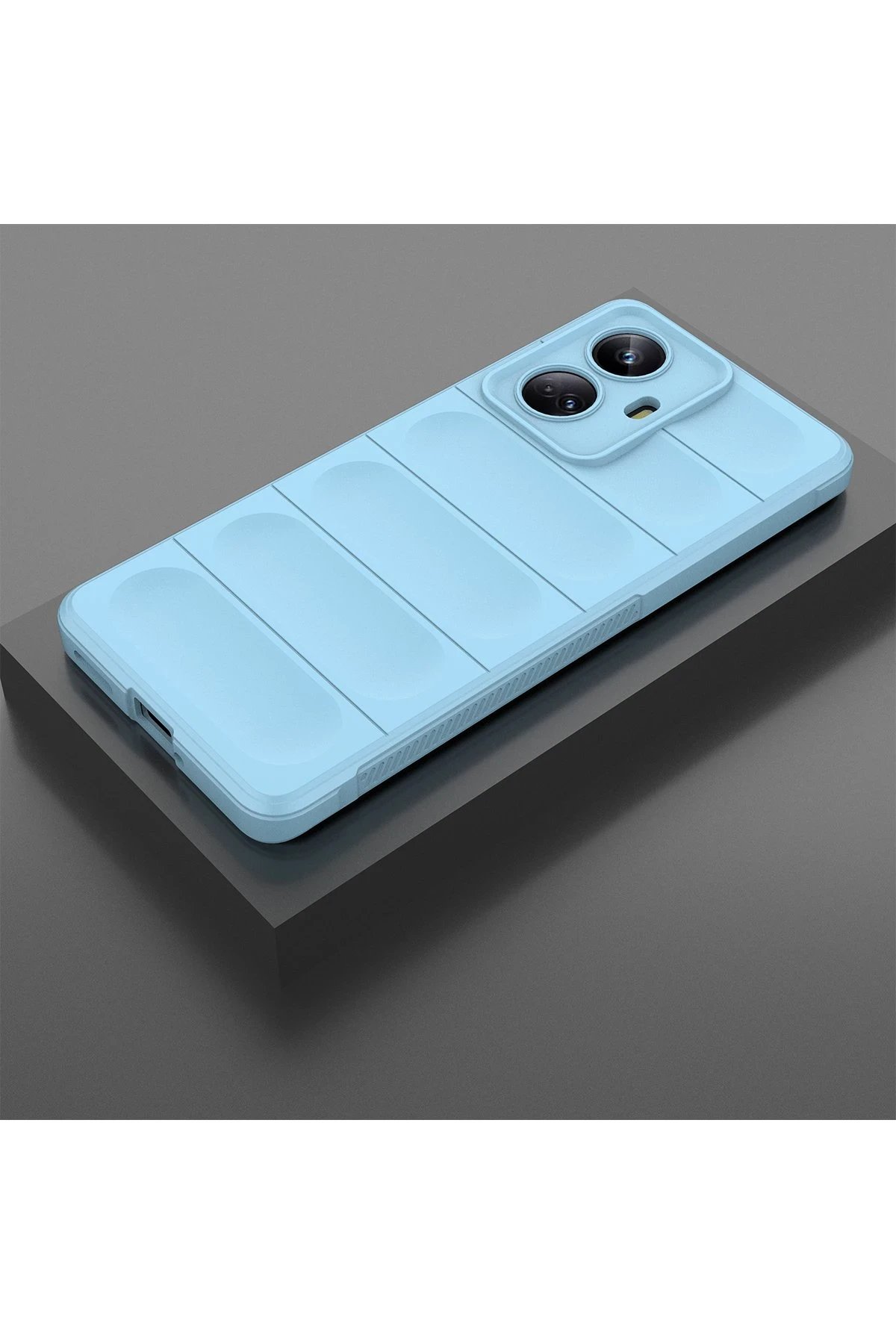 Newface Realme 10 Pro 5G Kılıf Optimum Silikon - Sky Blue